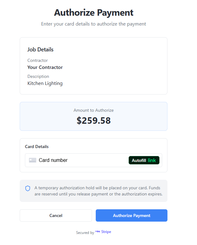 Customer Authorizes